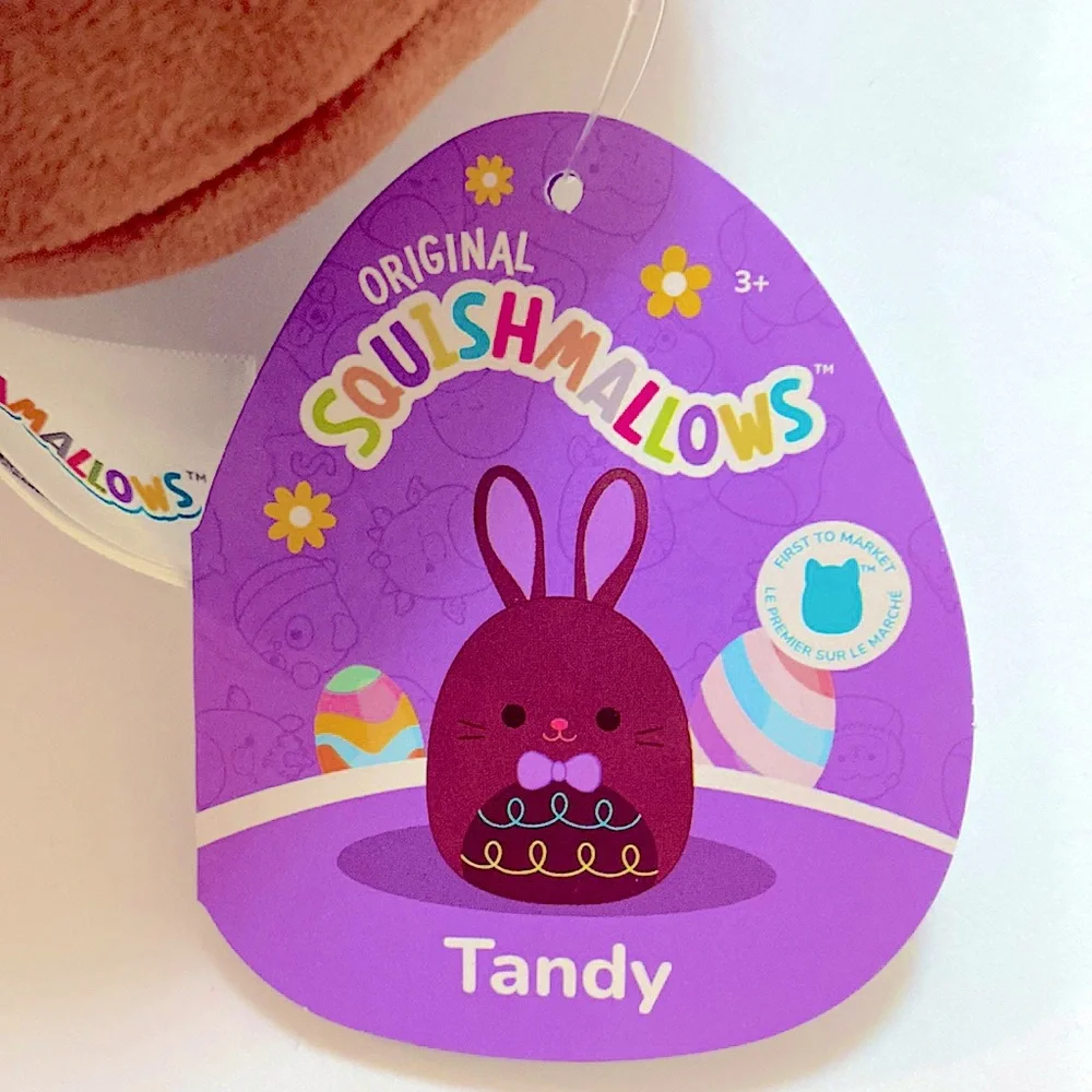 NWT Squishmallows 4” Easter Tandy the Chocolate Bunny. - Picture 4 of 5